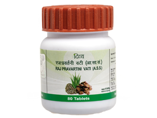 Divya Pharmacy, RAJAHPRAVARTANI VATI, 80 Tablet, Useful In Menstrual Irregularities